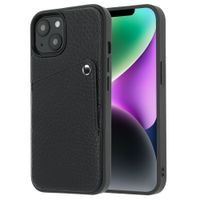 Selencia Riva Backcover met Pashouder Apple iPhone 14 / 13 - Zwart
