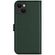 Selencia Echt Lederen Bookcase iPhone 13 - Groen