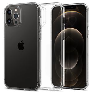 Spigen Ultra Hybrid Backcover iPhone 12 (Pro) - Transparant