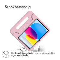 Accezz Kidsproof Backcover met handvat iPad 11 (2025) 11 inch / iPad 10 (2022) 10.9 inch - Lichtroze