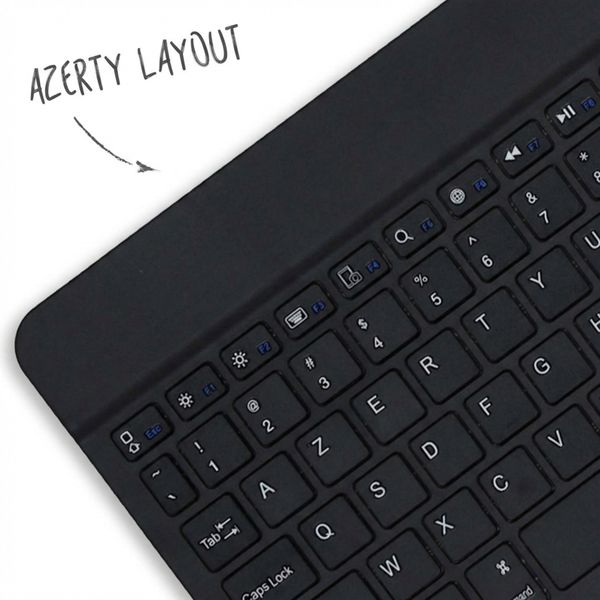 Accezz Bluetooth Keyboard Bookcase Apple iPad 6 (2018) 9.7 inch / iPad 5 (2017) 9.7 inch - AZERTY / FR - Zwart
