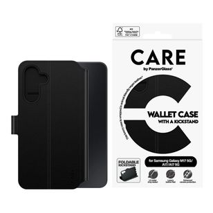 CARE by PanzerGlass Feature Wallet Case w. Kickstand Samsung Galaxy A18 (4G) - Black