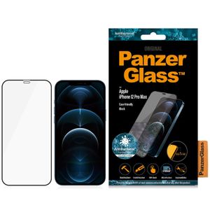 PanzerGlass Case Friendly Screenprotector iPhone 12 Pro Max - Zwart