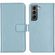 Selencia Echt Lederen Bookcase Samsung Galaxy S22 - Air Blue