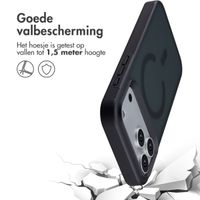 Accezz Rugged Frosted MagSafe Backcover Apple iPhone 17 Pro Max - Zwart