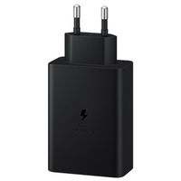 Samsung Originele Power Adapter Trio - Oplader - 2x USB-C en 1x USB aansluiting - Fast Charge - 65W - Zwart