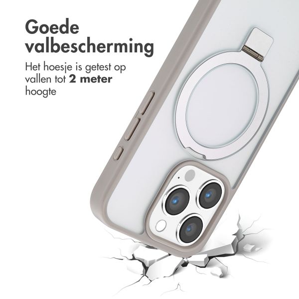 Accezz Ring Stand Backcover met MagSafe Apple iPhone 15 Pro - Grey
