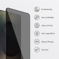 Accezz Gehard Glas Privacy Screenprotector + Applicator Samsung Galaxy S26 Ultra