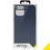 Accezz Liquid Silicone Backcover iPhone 12 Mini - Donkerblauw