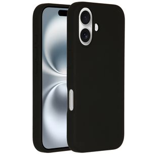 Accezz Liquid Silicone Backcover met MagSafe Apple iPhone 16 - Zwart