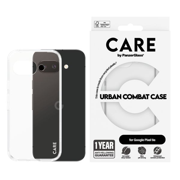 CARE by PanzerGlass Urban Combat Case MagSafe Google Pixel 9a - Transparant