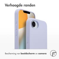 Accezz Liquid Silicone Backcover met MagSafe iPhone 16e - Paars