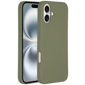 Accezz Liquid Silicone Backcover met MagSafe iPhone 16 Plus - Cooper Green