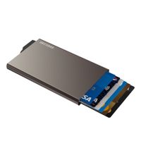 Decoded MagSafe Aluminium Cardholder - Titanium Silver
