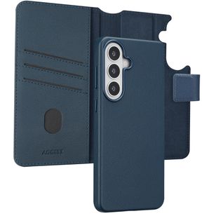 Accezz Leather Bookcase 2-in-1 met MagSafe Samsung Galaxy S26 Plus - Nightfall Blue