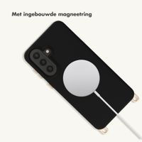 Selencia Rivièra MagSafe Backcover met afneembare haakjes Samsung Galaxy A57 (5G) - Velvet Black