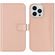 Selencia Echt Lederen Bookcase iPhone 14 Pro Max - Dusty Pink