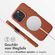 Accezz MagSafe Leather Backcover iPhone 16 Pro - Sienna Brown