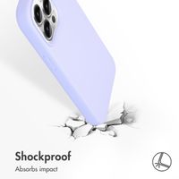 Accezz Liquid Silicone Backcover Apple iPhone 13 Pro - Paars