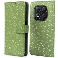 imoshion Design Bookcase Xiaomi Redmi Note 14 Pro (5G) - Green Flowers