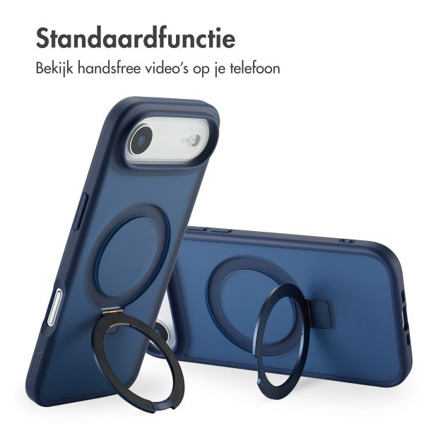 Accezz Ring Stand Backcover met MagSafe Apple iPhone 17 Air - Blauw