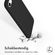 Accezz Liquid Silicone Backcover iPhone SE (2022 / 2020) / 8 / 7 - Zwart