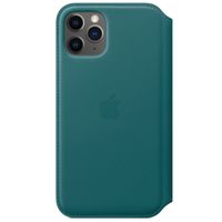 Apple Leather Folio Bookcase Apple iPhone 11 Pro - Peacock
