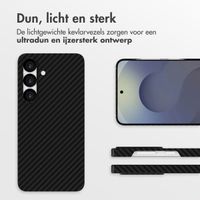 Accezz MagSafe Kevlar Backcover Samsung Galaxy S25 - Zwart