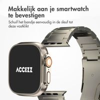 Accezz Mat Titanium bandje Apple Watch Series 1 t/m 11 / SE / Ultra (44/45/46/49 mm) - Titanium