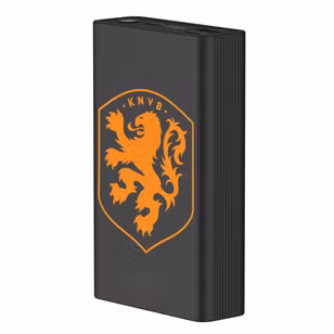 imoshion Ultra Series Aluminium Powerbank 20.000 mAh - Quick Charge en Power Delivery - Oranje Leeuw - Zwart