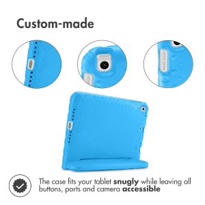 Accezz Kidsproof Backcover met handvat iPad 9 (2021) 10.2 inch / iPad 8 (2020) 10.2 inch / iPad 7 (2019) 10.2 inch - Blauw