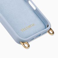 Selencia Rivièra MagSafe Backcover met afneembare haakjes Apple iPhone 16 Pro Max - Powder Blue
