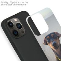 Ontwerp je eigen Apple iPhone 13 Pro gel hoesje - Zwart