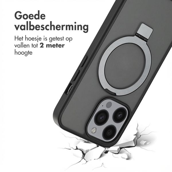 Accezz Ring Stand Backcover met MagSafe Apple iPhone 13 Pro - Zwart
