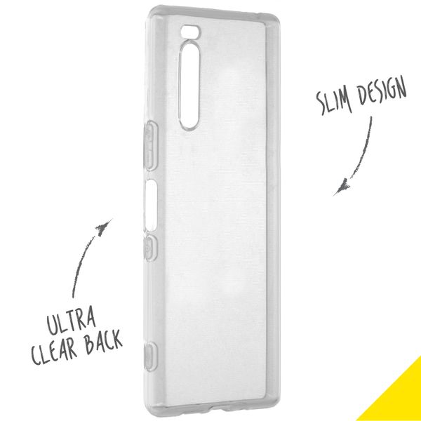 Accezz Clear Backcover Sony Xperia 5 - Transparant