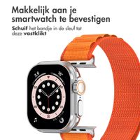 Accezz Nylon Alpine bandje Apple Watch | 44/45/46/49 mm - Oranje