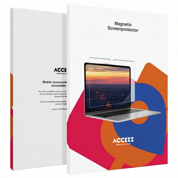 Accezz Magnetische Screenprotector Apple MacBook Pro 16 inch (2021 / 2023 M3 / 2024 M4 / 2026 M5)