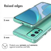 Accezz Xtreme Impact Backcover OnePlus 9 - Transparant