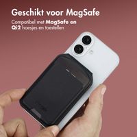 Accezz Leren Wallet met standaard voor MagSafe - Onyx Black