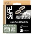 SAFE by PanzerGlass Camera Lens Protector iPhone 16 / 16 Plus - Glitter Gold