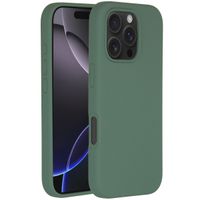 Accezz Liquid Silicone Backcover met MagSafe Apple iPhone 16 Pro - Donkergroen