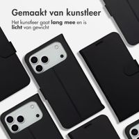 Accezz Wallet Softcase Bookcase Apple iPhone 17 Pro - Black