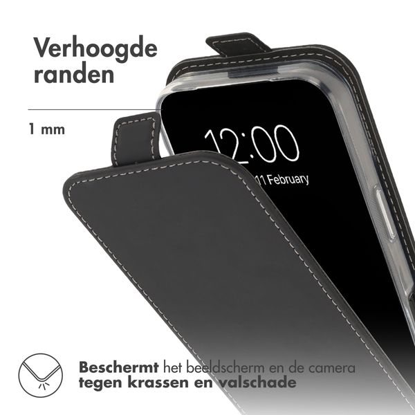Accezz Flipcase Apple iPhone 18 Pro Max / 17 Pro Max - Zwart