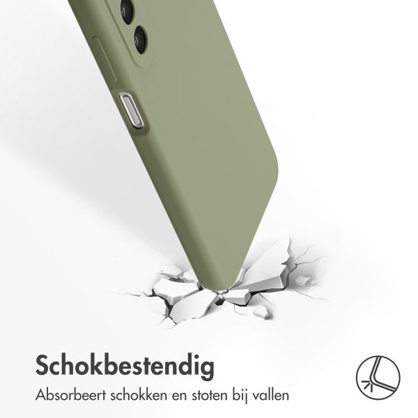 Accezz Liquid Silicone Backcover Samsung Galaxy A26 - Cooper Green