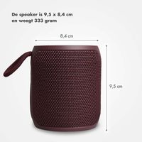 Selencia AquaPlay Bluetooth Speaker - Draadloze speaker - Waterproof - Bordeaux