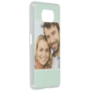 Ontwerp je eigen Xiaomi Poco X3 (Pro) gel hoesje - Transparant