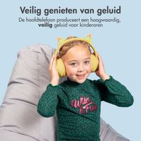 imoshion Draadloze Kinderkoptelefoon LED Light Cat Ear - Met AUX kabel - Geel