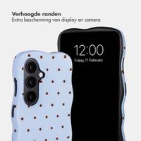 Selencia Vivid Wavy Backcover met MagSafe Samsung Galaxy S26 - Happy Dots Digital Sky