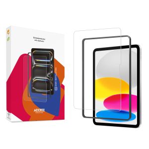 Accezz Glass screenprotector + Applicator iPad 10 (2022) 10.9 inch