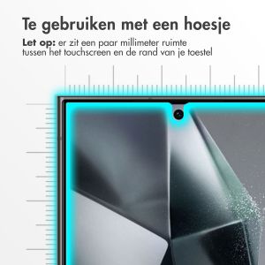 Accezz Gehard Glas Screenprotector Samsung Galaxy S24 Ultra - Transparant 